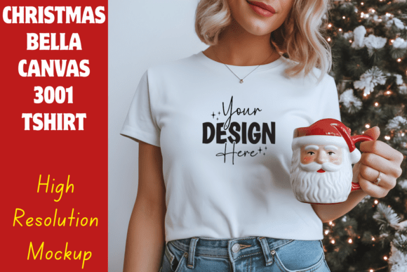 Download Christmas Bella Canvas 3001 Tshirt Mocku - Bella canvas 3001 tshirt Collection
